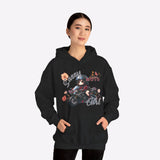 Sassy Moto Chibi Girl Pullover Hoodie