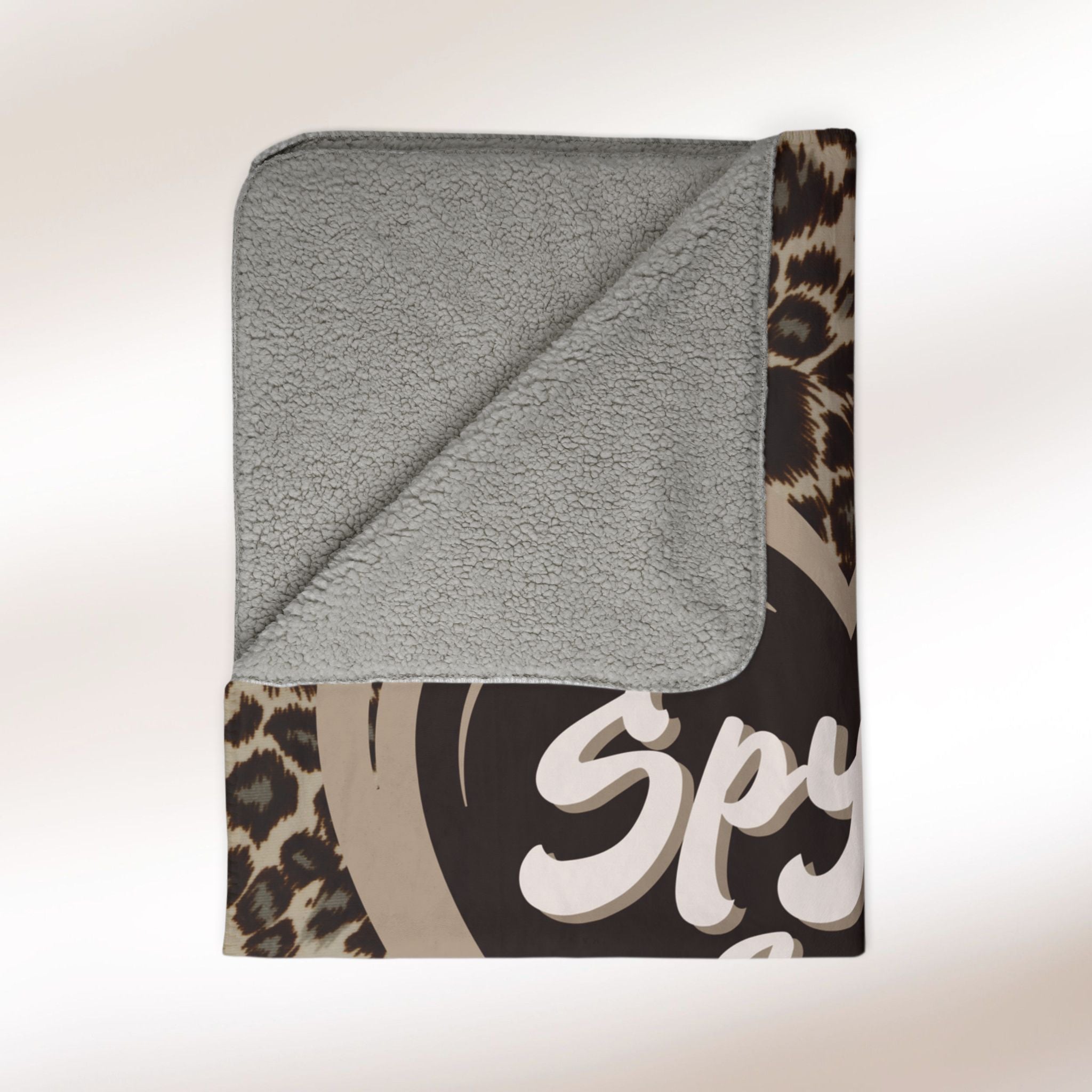 Can-Am Spyder Animal Print Fleece Sherpa Blanket