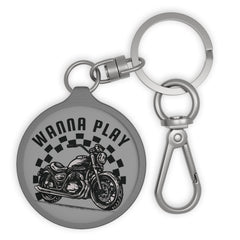 Acrylic Motorcycle Keychain | Wanna Play?