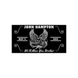 Winged Cruiser Design Biker Memorial Bumper Sticker