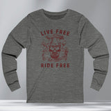 Motorcycle Culture Long Sleeve Crew Neck TShirt