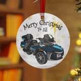 Can-Am Spyder RTL Aluminum Christmas Ornament