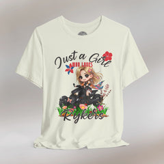 Ladies Can-Am Ryker Chibi Girl Boho Flower T-Shirt