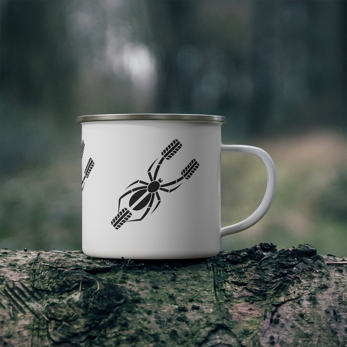 Can-Am Spyder Graphic Enamel Camping Mug 12oz