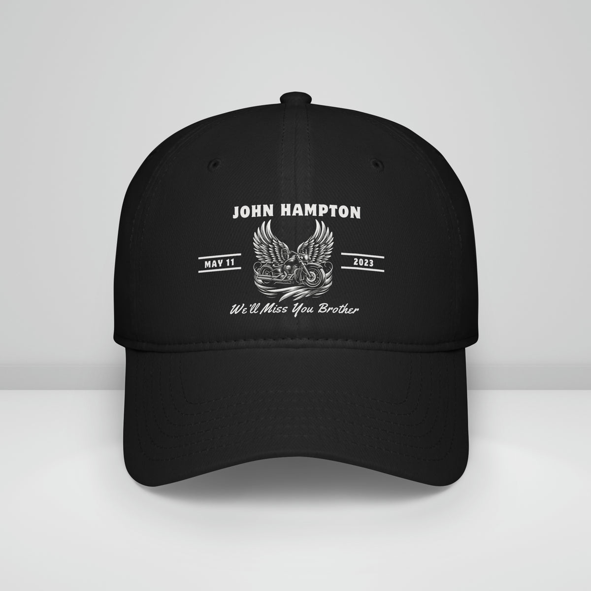 Winged Cruiser Design Biker Memorial Baseball Cap