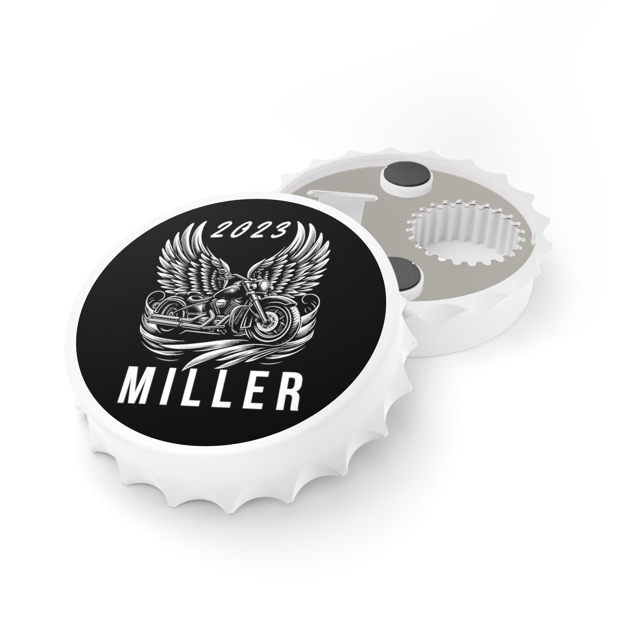 Winged Cruiser Design Biker Memorial Bottle Opener