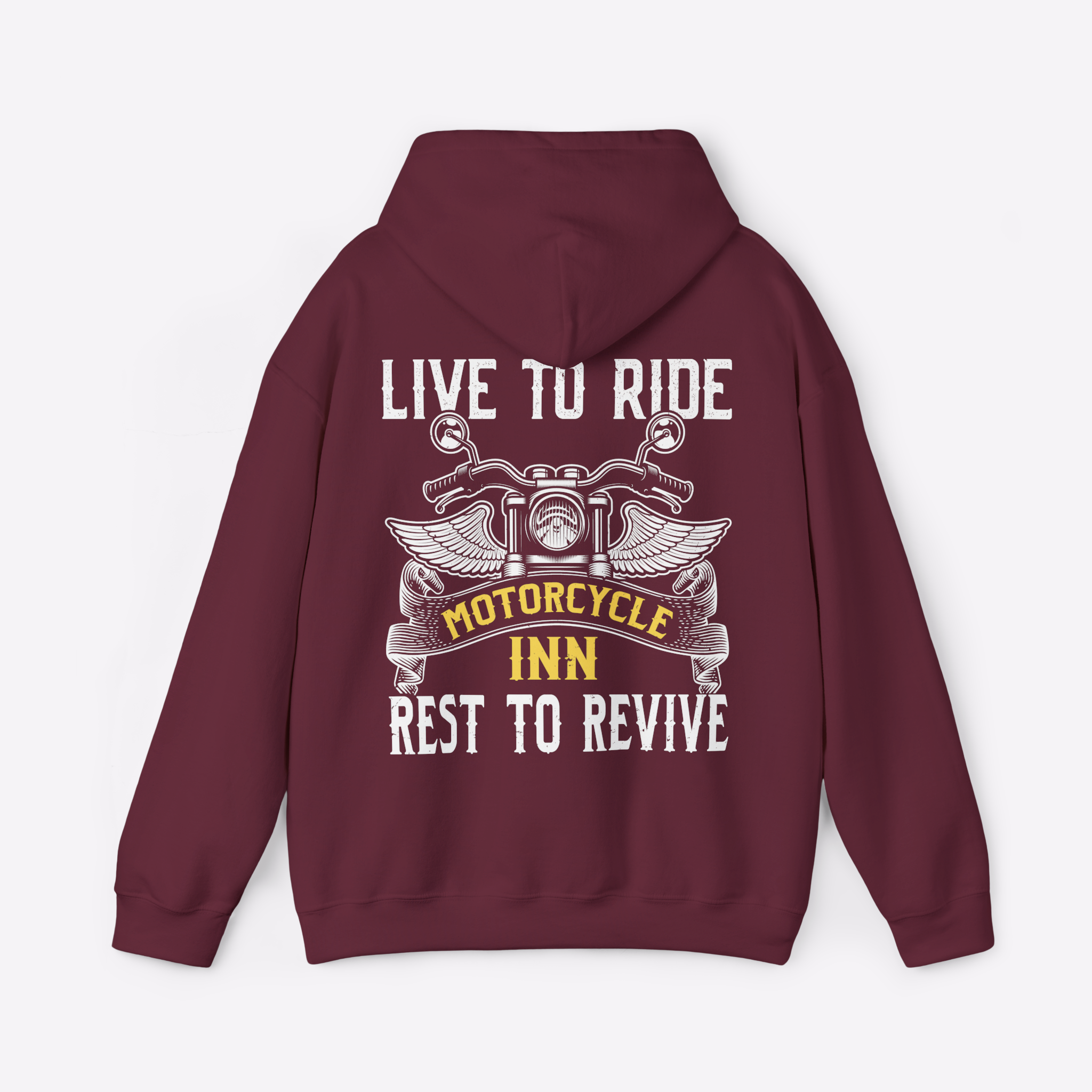 Motorcycle Inn Live to Ride Cruiser Pullover Hoodie