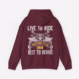 Motorcycle Inn Live to Ride Cruiser Pullover Hoodie