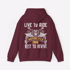 Motorcycle Inn Live to Ride Cruiser Pullover Hoodie