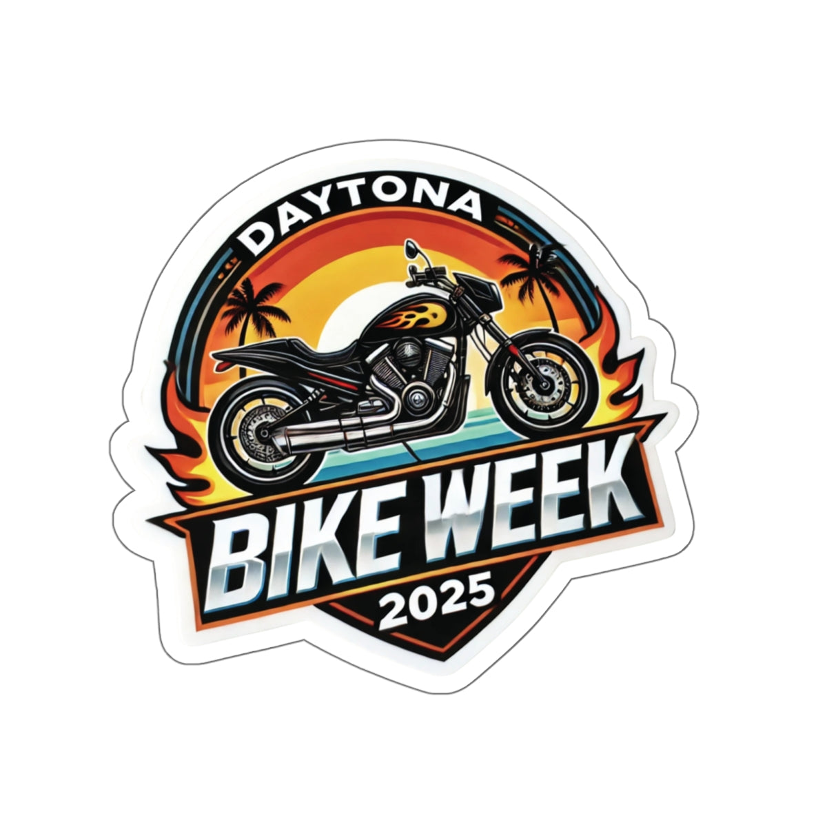 Daytona Bike Week 2025 Motorcycle Decal