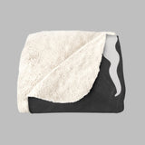 Classic Motorcycle Sherpa Fleece Blanket