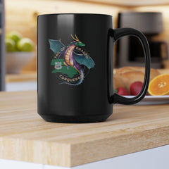 Tail of the Dragon Black Coffee Mug, 15oz
