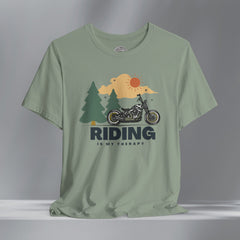 Miles are my Mediation Motorcycle Crew Neck TShirt