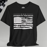 American Veteran Flag Crew Neck TShirt