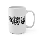 Badass Mama Skull Coffee Mug 15oz