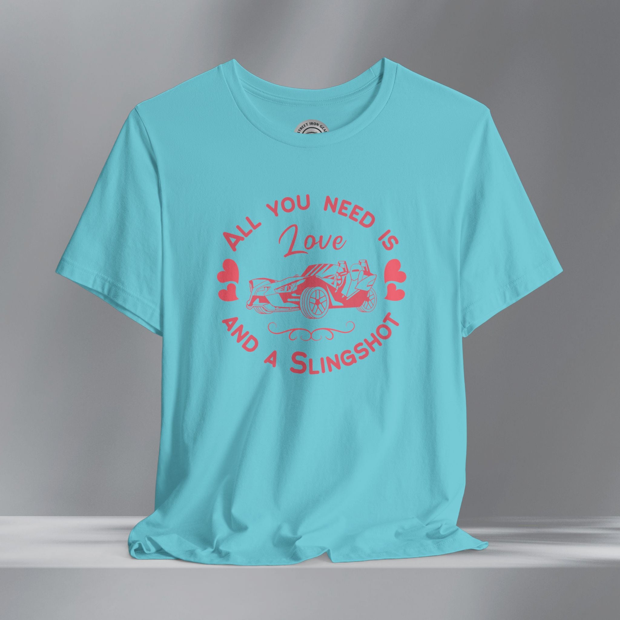 Ladies Boho Heart SlingShot Crew Neck TShirt