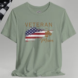 American Veteran Mom Crew Neck TShirt