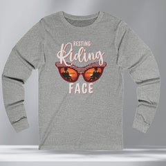 Sarcastic Motorcycle Long Sleeve Crew Neck TShirt