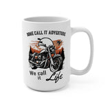 Motorcycle Ceramic Coffee Mug 15 oz