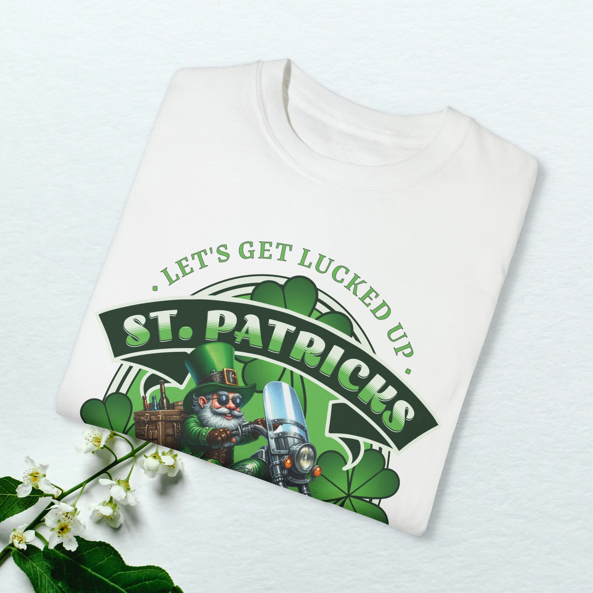 St Patrick's Day Crew Neck Tshirt - Let's Get Lucked Up