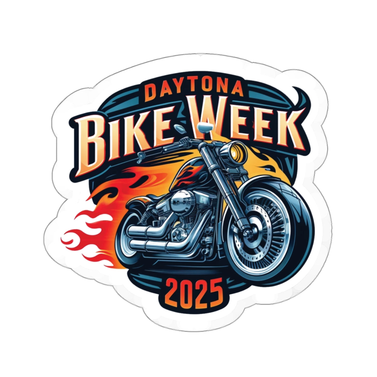 Daytona Bike Week 2025 Motorcycle Decal