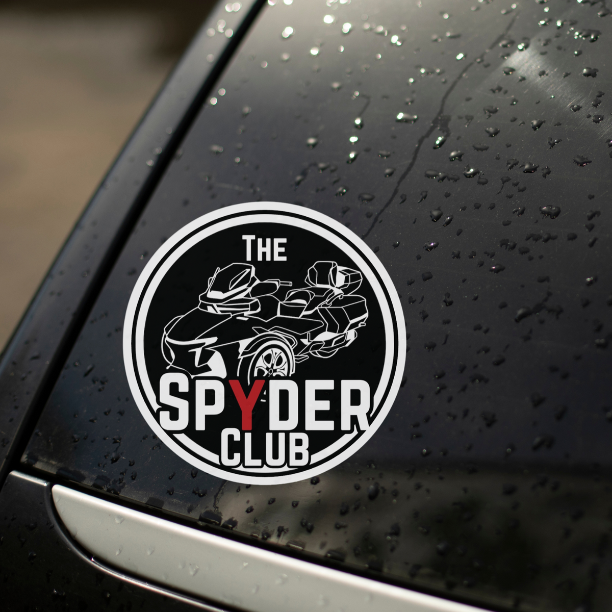 Can-Am Spyder Motorcycle Club Decal