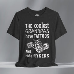The Coolest Grandpas Ride Rykers Crew Neck TShirt
