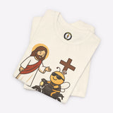 Biker Bee Bee Guided Not Lost Christmas T-Shirt by Motorcycle Inn
