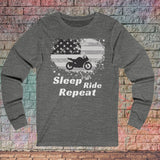 Motorcycle Culture Long Sleeve Crew Neck TShirt