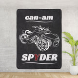 Can-Am Spyder F3 Sherpa Fleece Blanket