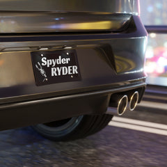 Can-Am Spyder Ryder Custom Color Car Vanity Plate