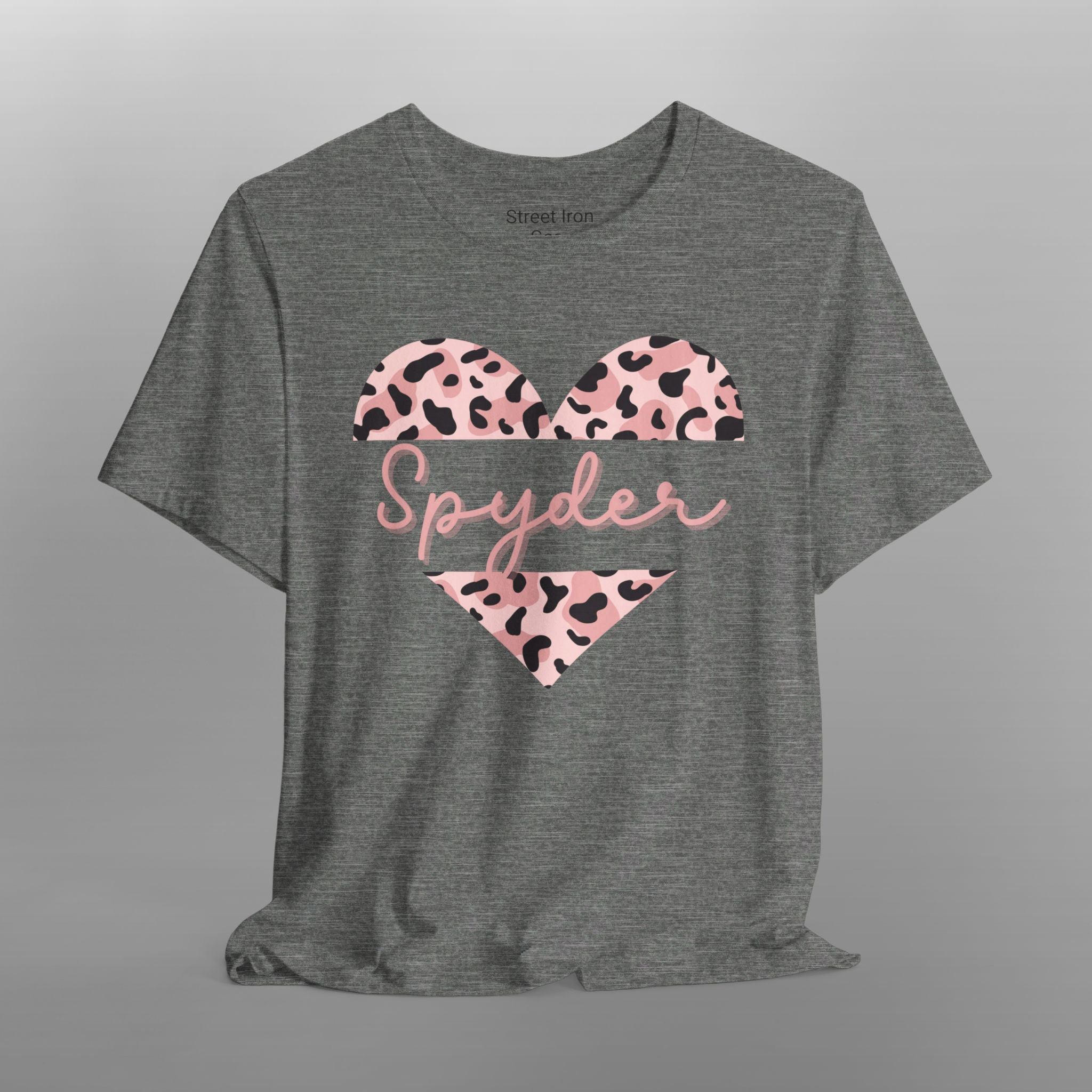 Can-Am Spyder Animal Print Heart Crew Neck TShirt