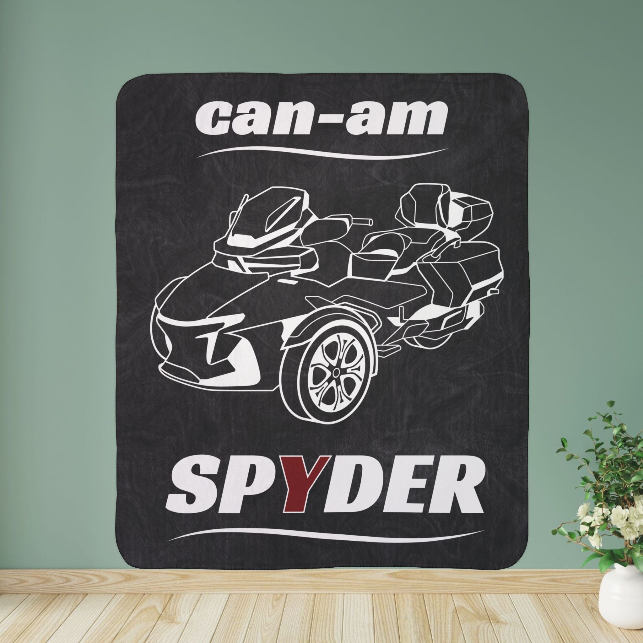 Can-Am Spyder RT Sherpa Fleece Blanket