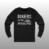 Biker Halloween Long Sleeve Crew Neck TShirt