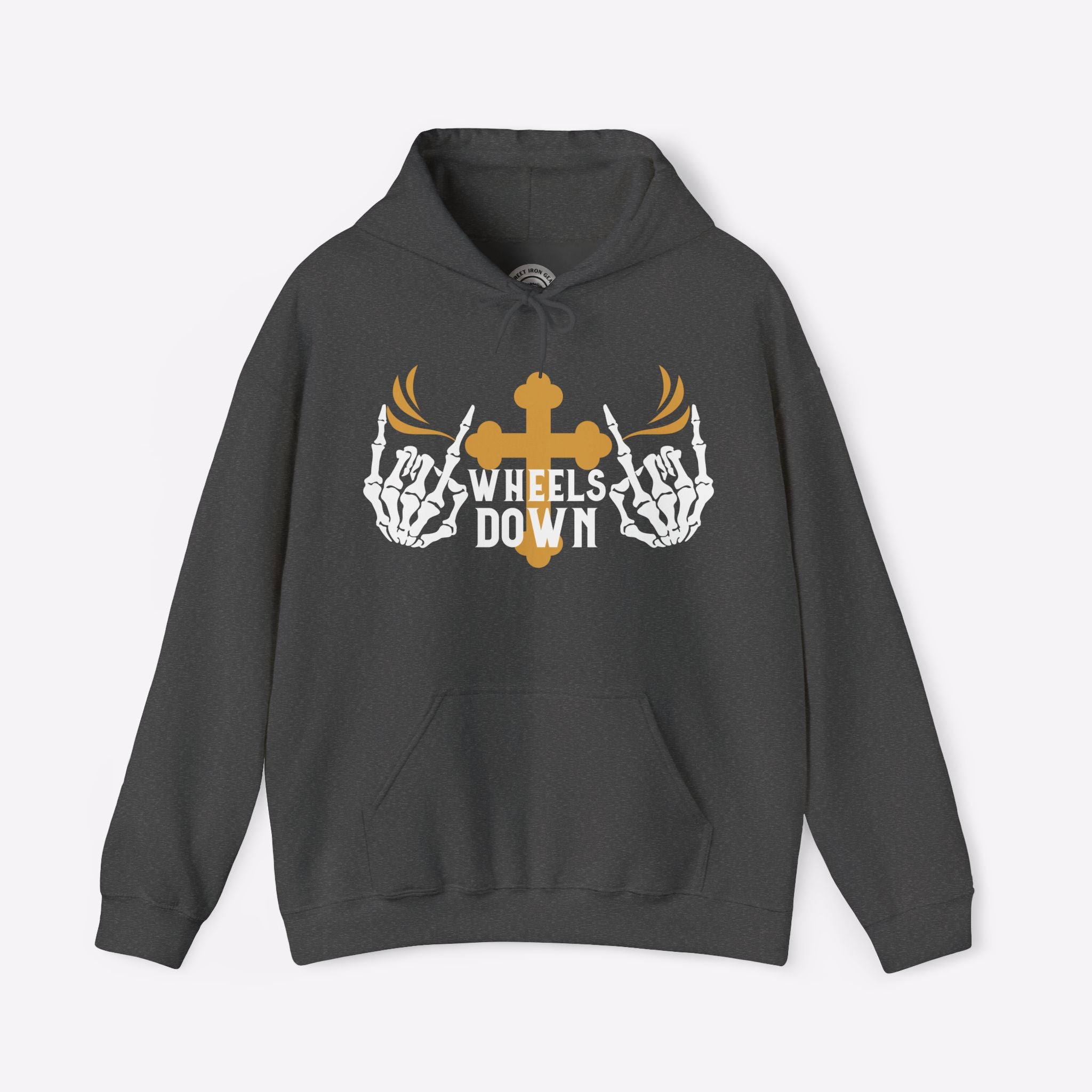 Motorcycle Hooded Sweatshirt | Wheels Down