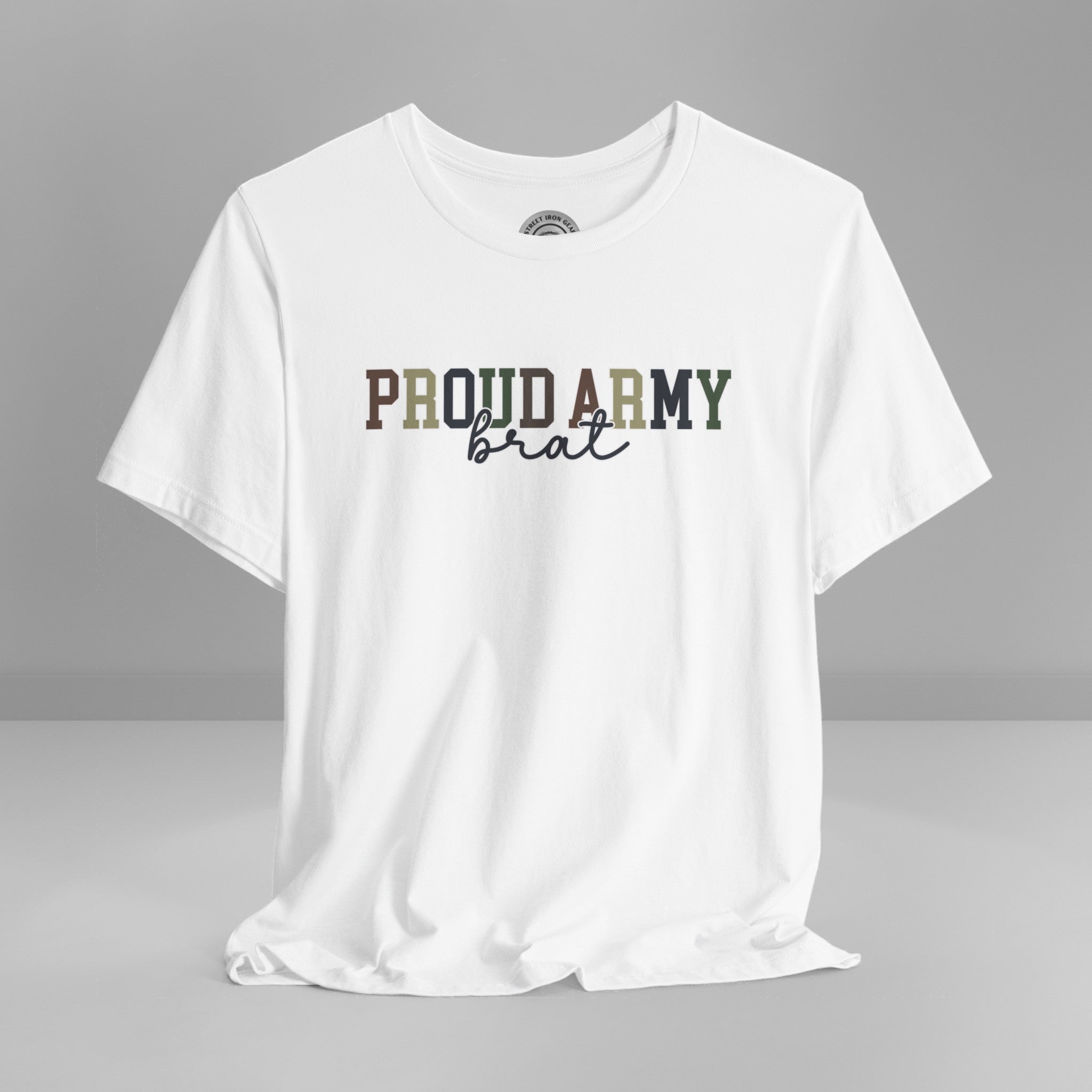 Proud Army Brat Crew Neck TShirt