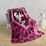 Can-Am Ryker Animal Print Fleece Sherpa Blanket