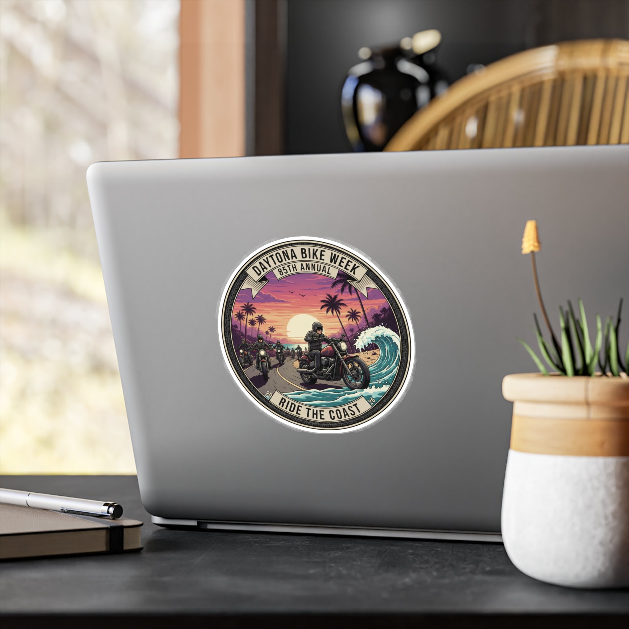 Daytona Bike Week 2026 Sunset Decal