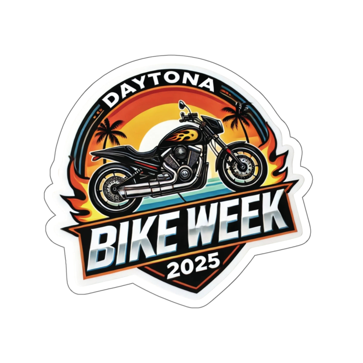 Daytona Bike Week 2025 Motorcycle Decal