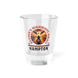 Angel Design Biker Memorial Shot Glass, 1.5oz