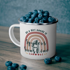 Can-Am Spyder Enamel Camping Mug 12oz