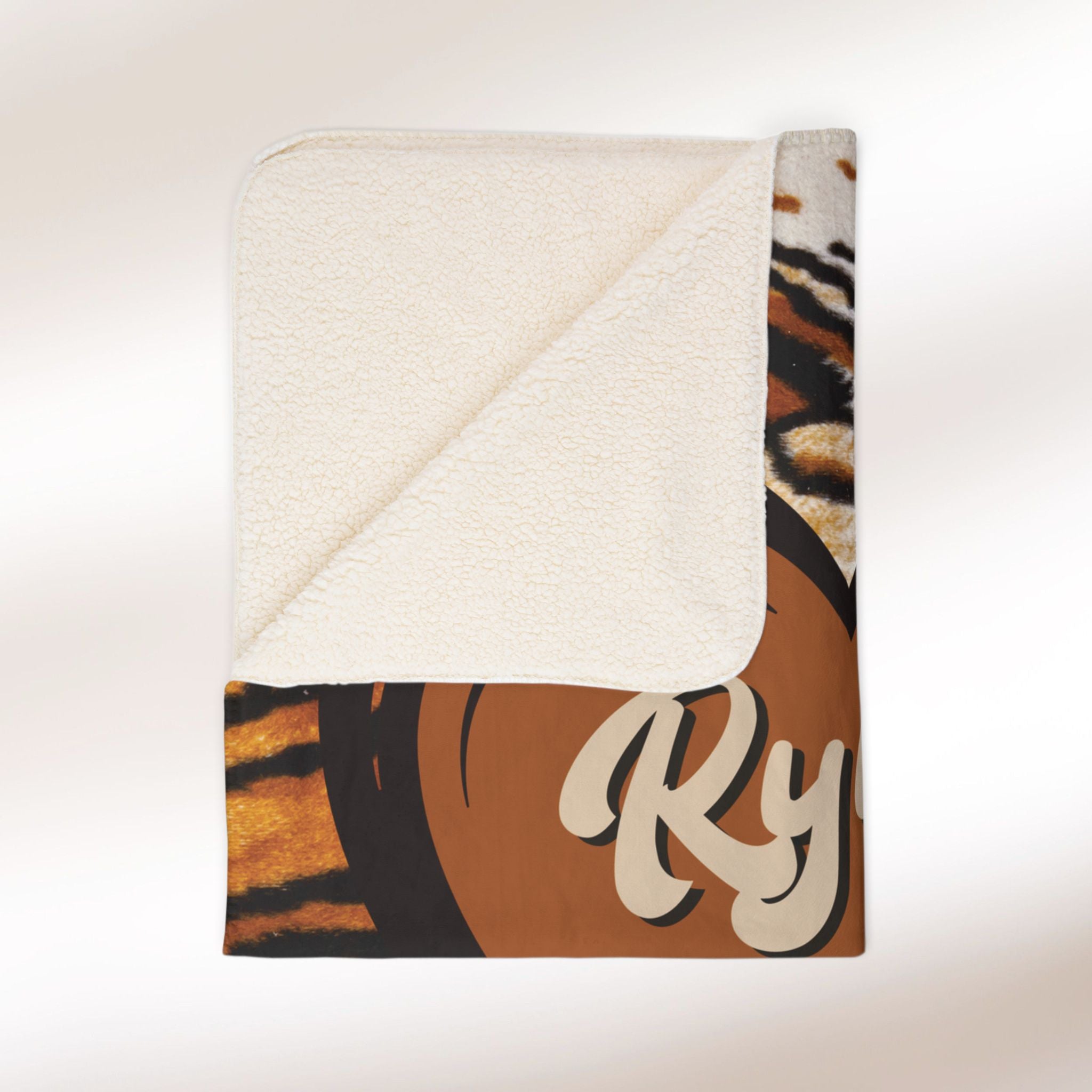 Can-Am Ryker Animal Print Fleece Sherpa Blanket