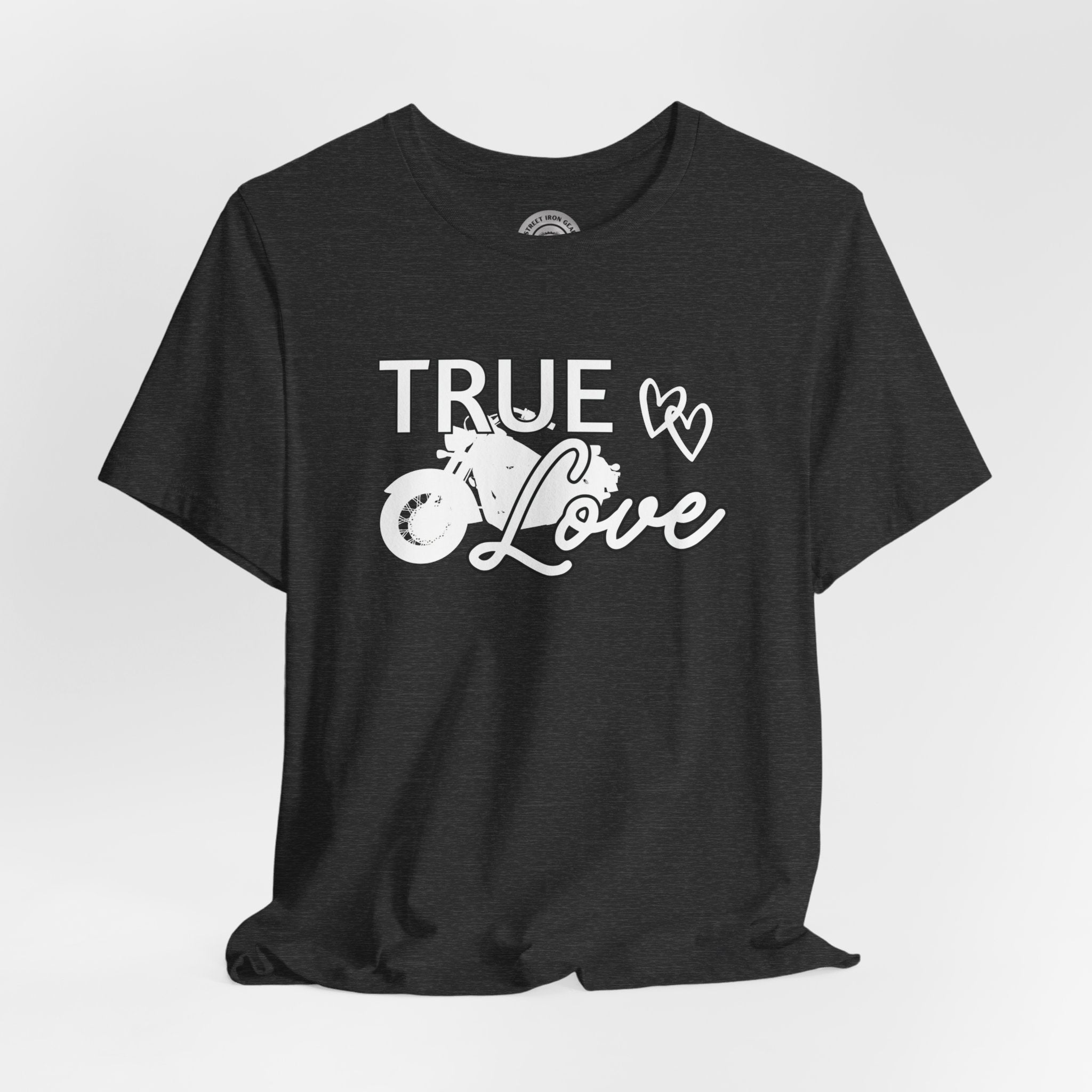 Ladies Motorcycle Love Crew Neck TShirt