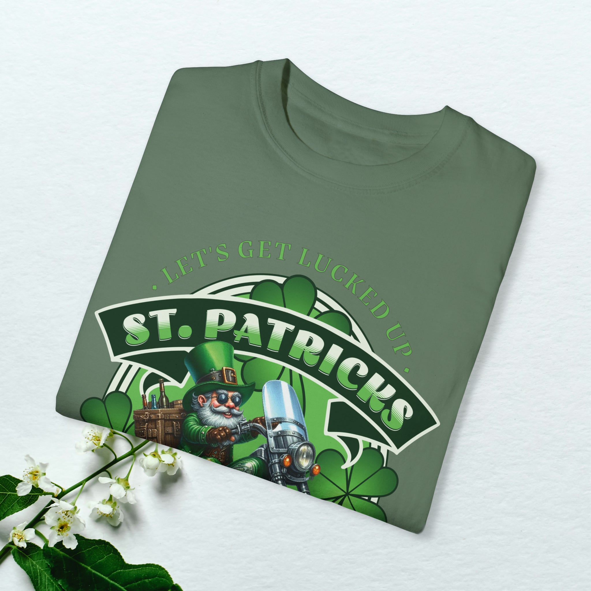 St Patrick's Day Crew Neck Tshirt - Let's Get Lucked Up