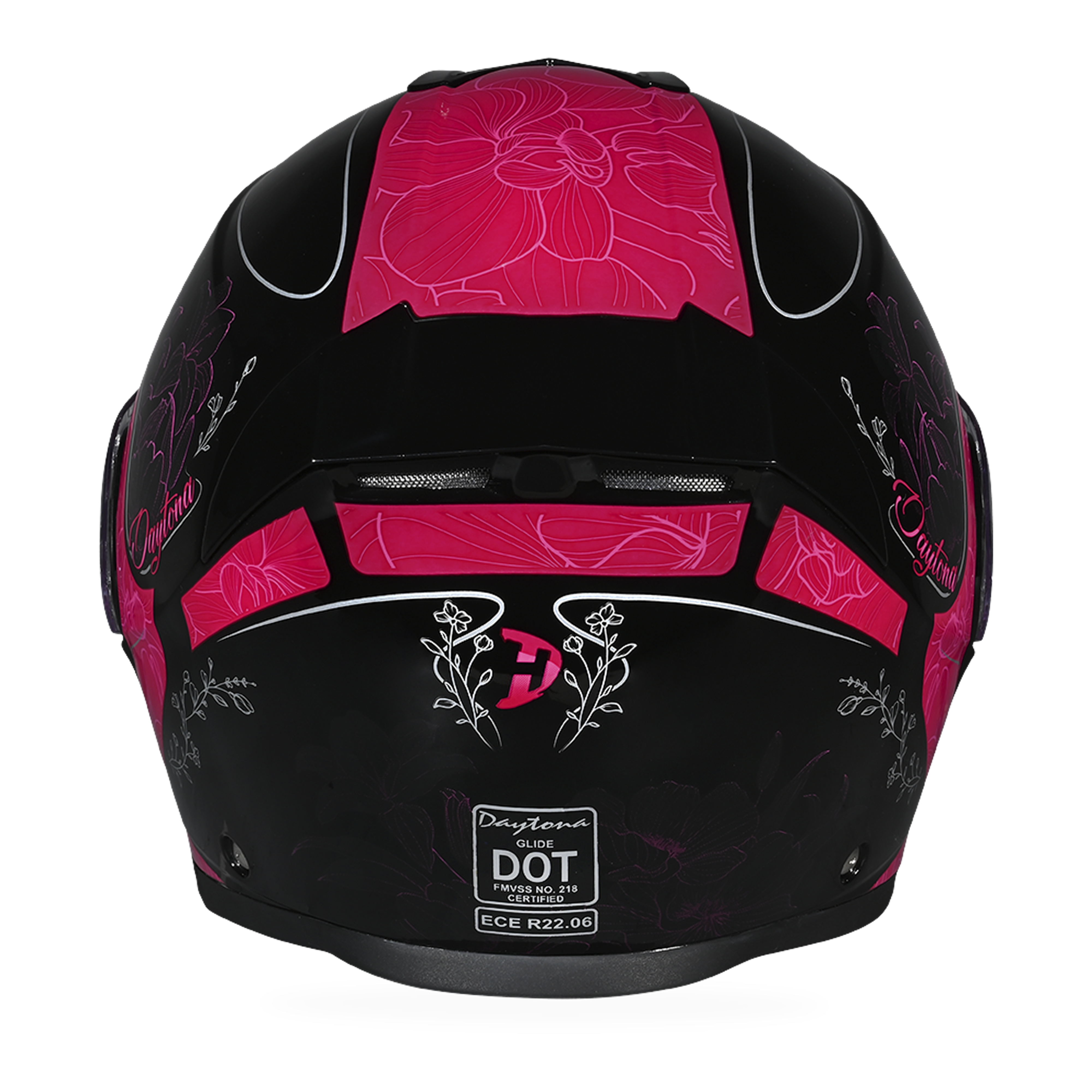 Daytona Glide Modular Motorcycle Helmet | Flowers