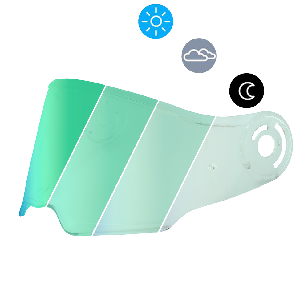 Daytona C6 & C6 Pro Outer Shield | Photochromic Green