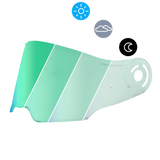 Daytona C6 & C6 Pro Outer Shield | Photochromic Green