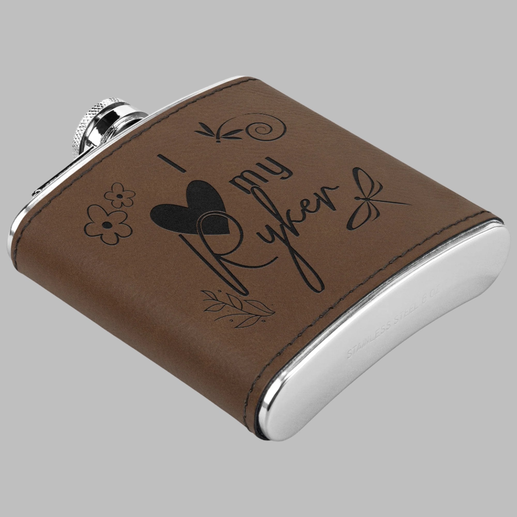 Can-Am Ryker Laser Engraved Flask 6oz