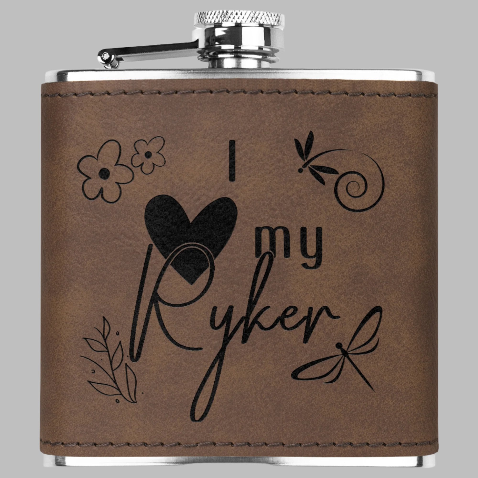 Can-Am Ryker Laser Engraved Flask 6oz