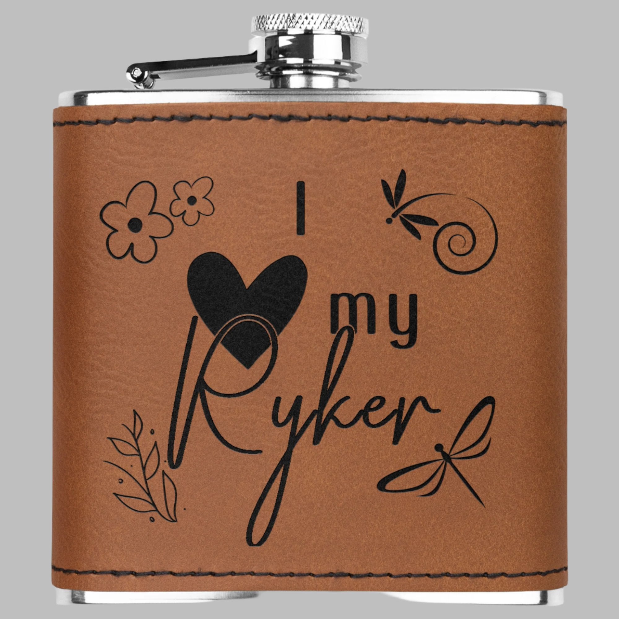 Can-Am Ryker Laser Engraved Flask 6oz